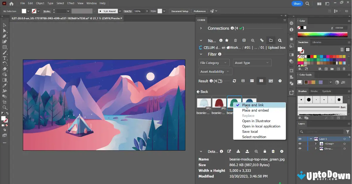 تحميل برنامج Adobe Illustrator من موقع Uptodown (أحدث إصدار لعام 2026) screenshot 1