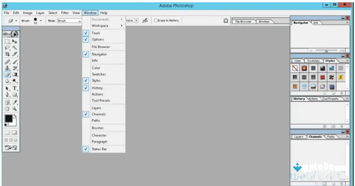 تحميل أدوبي فوتوشوب 7.0 للكمبيوتر من Uptodown screenshot 1