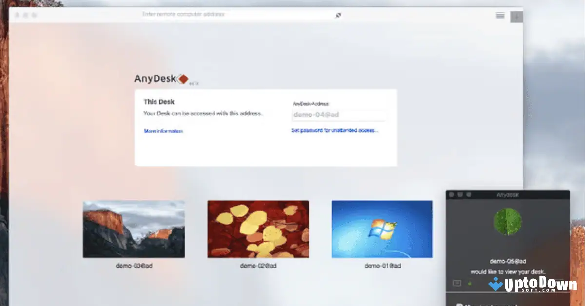 تحميل برنامج AnyDesk لنظام التشغيل Mac (أحدث إصدار لعام 2026) screenshot 2