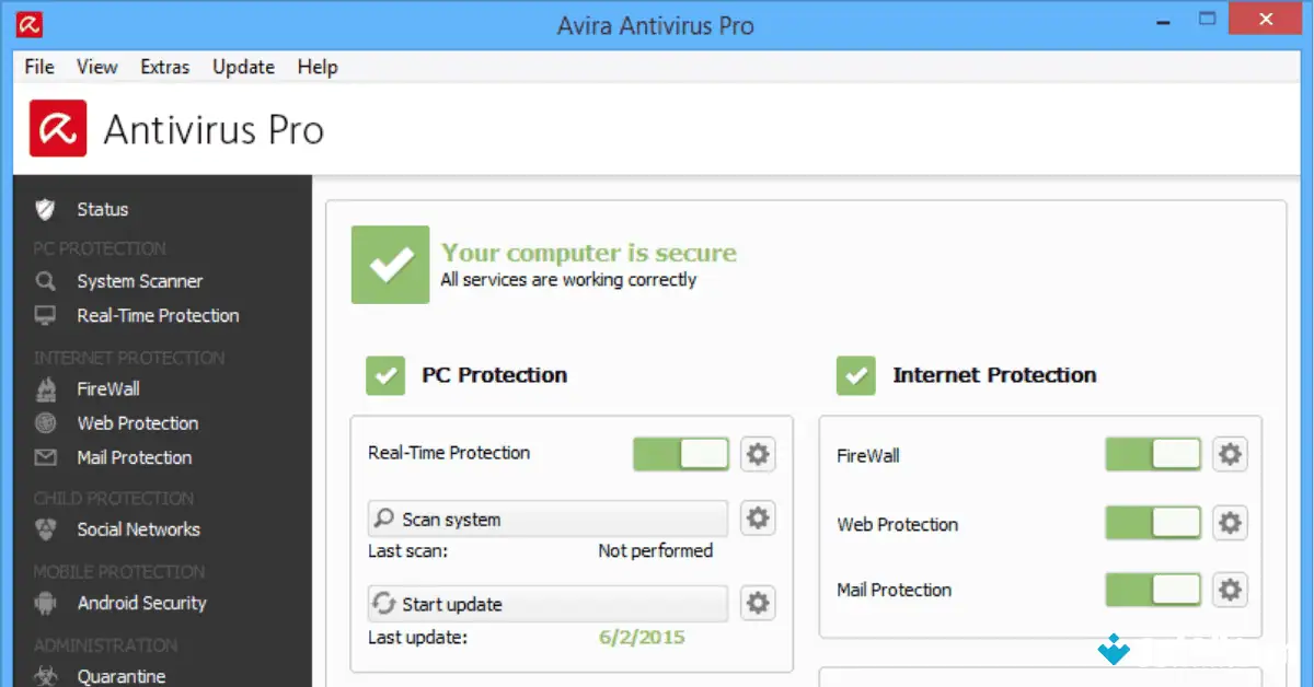 تحميل برنامج Avira Antivirus Pro (أحدث إصدار لعام 2026) screenshot 3