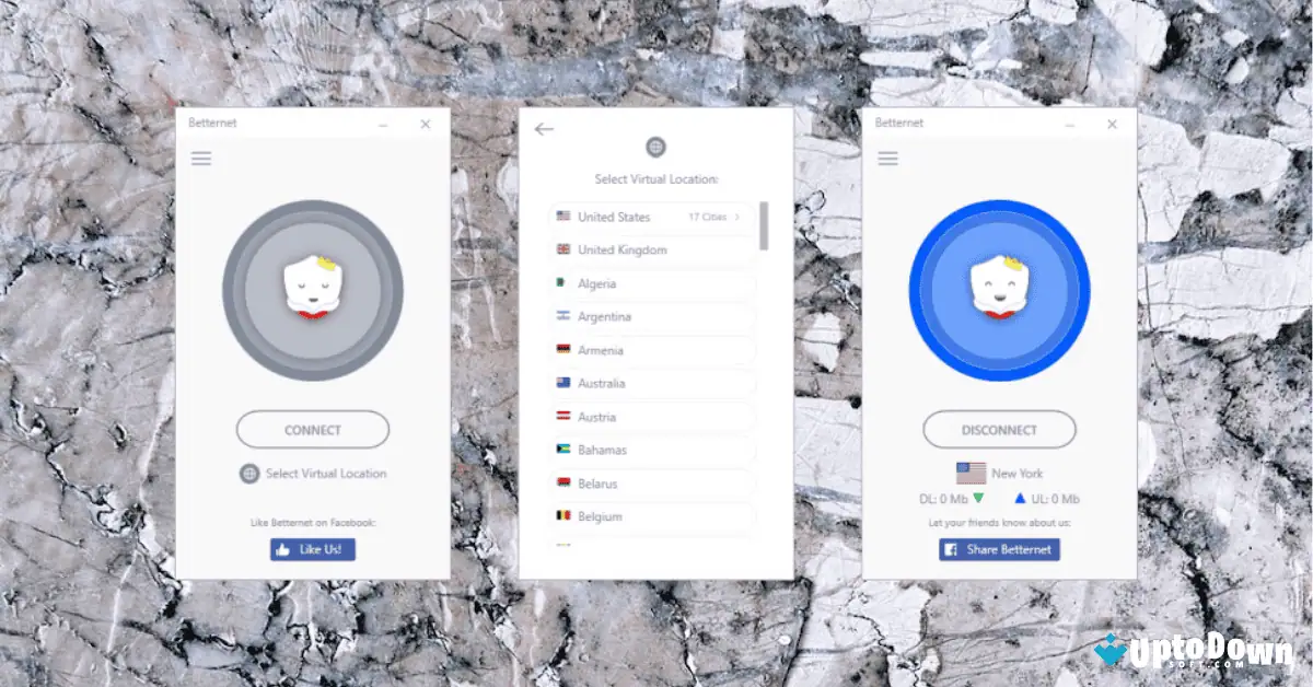 تحميل برنامج Betternet VPN من موقع Uptodown (أحدث إصدار لعام 2026) screenshot 2