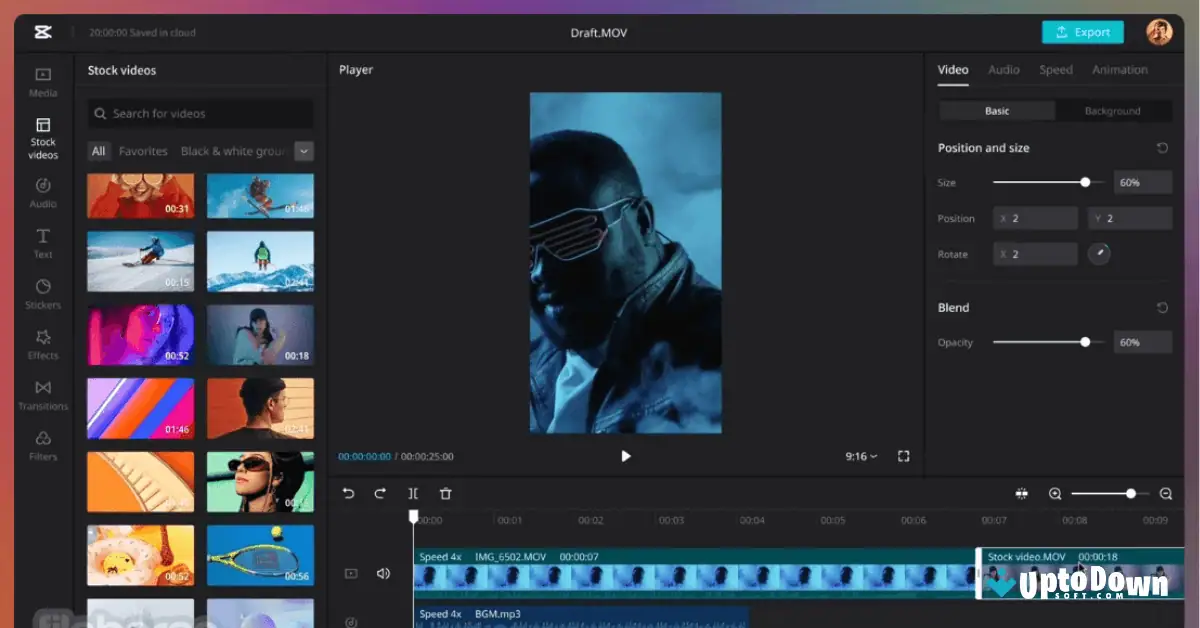 تحميل برنامج CapCut لنظام التشغيل Mac (أحدث إصدار لعام 2026) screenshot 1