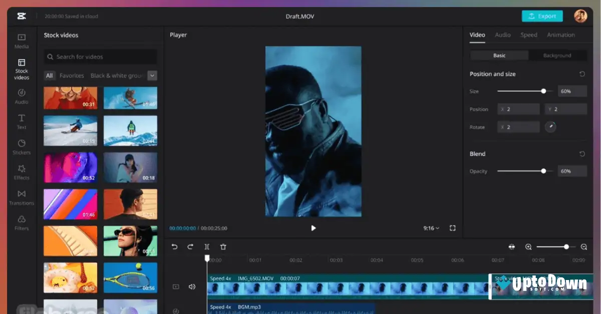 تنزيل Capcut Uptodown الإصدار 1.4 من Uptodown screenshot 1
