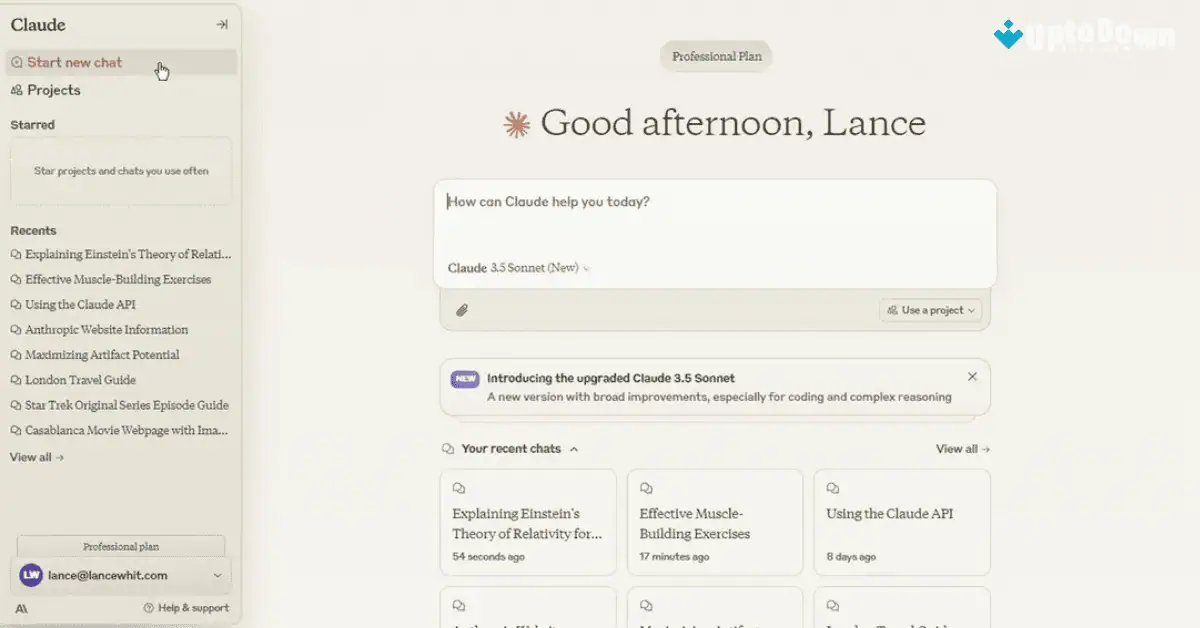 تحميل برنامج Claude لنظام التشغيل Mac (أحدث إصدار لعام 2026) screenshot 2