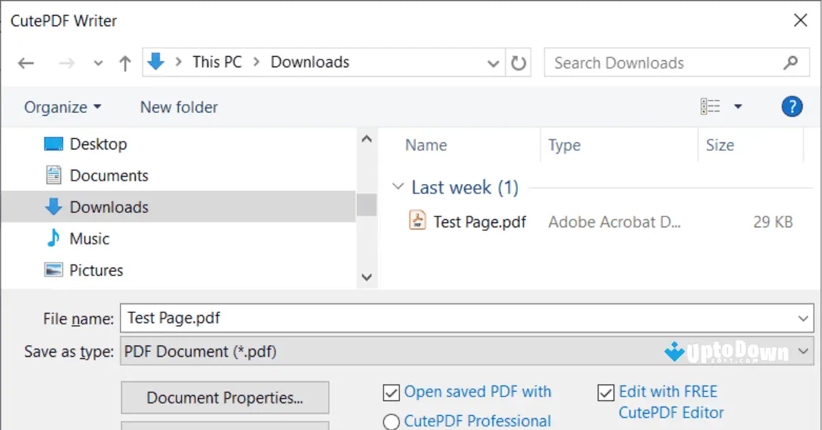 تحميل برنامج CutePDF Writer (أحدث إصدار لعام 2026) screenshot 2