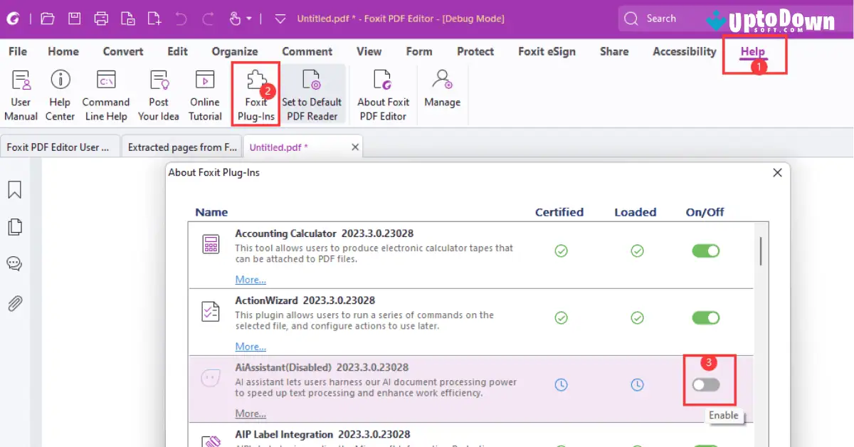 تنزيل برنامج Foxit PDF Reader من موقع Uptodown (أحدث إصدار لعام 2026) screenshot 2