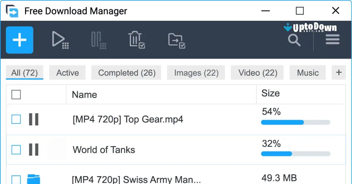 برنامج إدارة التنزيلات المجانية (64 بت) من موقع Uptodown (أحدث إصدار لعام 2026) screenshot 3