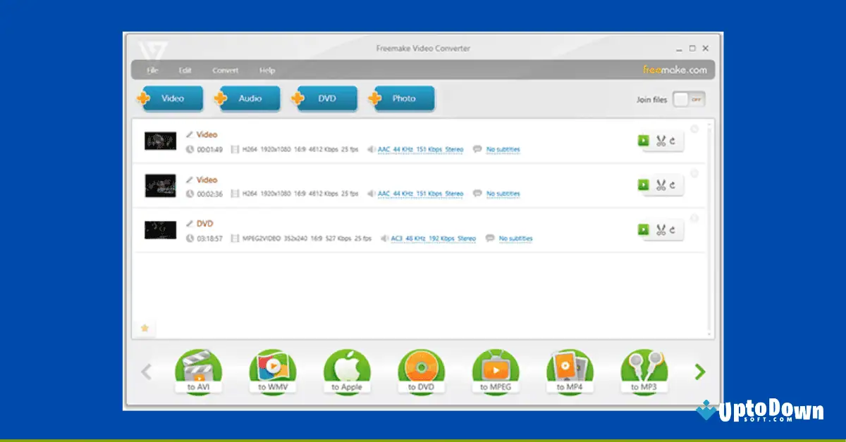تحميل برنامج Freemake Video Converter (أحدث إصدار لعام 2026) screenshot 1