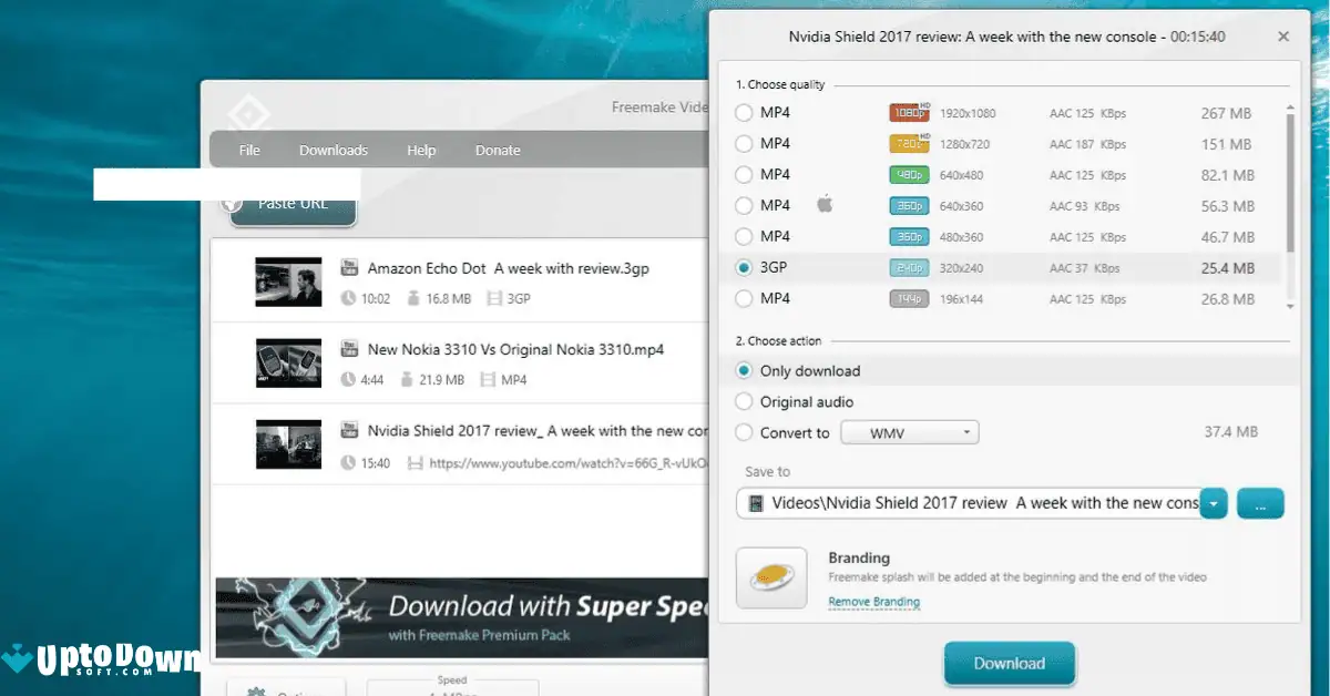 تحميل برنامج Freemake Video Downloader (أحدث إصدار لعام 2025) screenshot 2