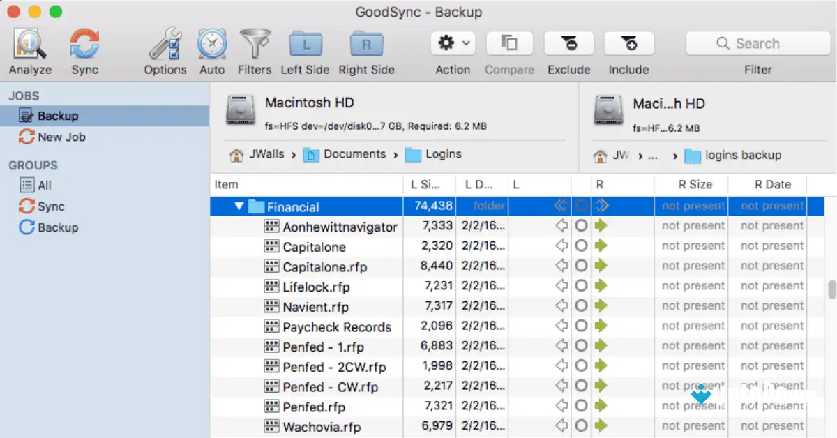 تحميل برنامج GoodSync لنظام التشغيل Mac مجاناً من Uptodown (2026) screenshot 3