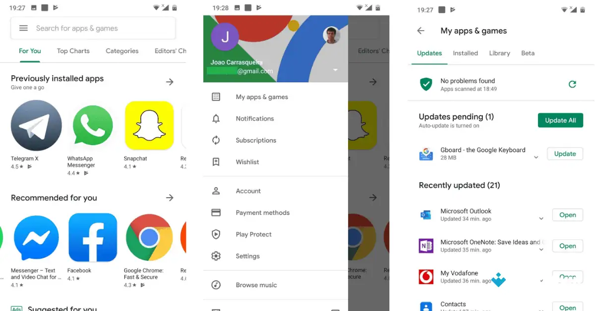 تنزيل مجاني من متجر جوجل بلاي Uptodown 2026 screenshot 1