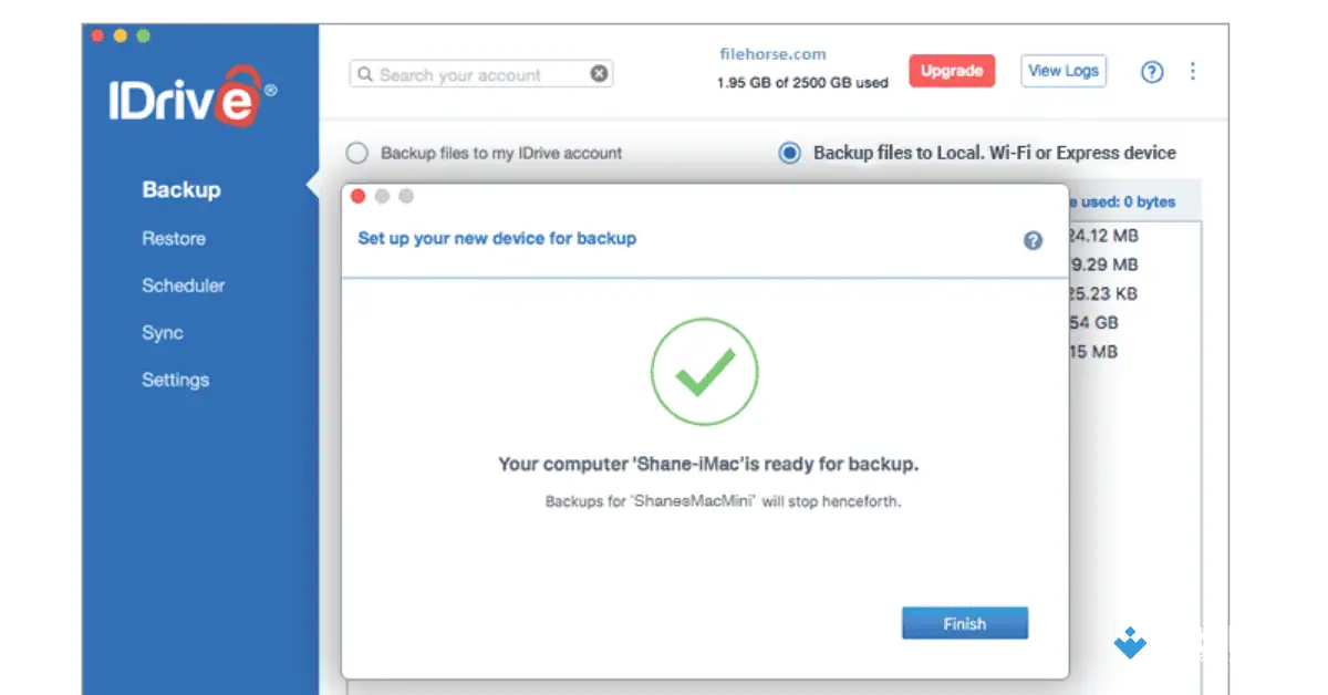 تنزيل برنامج iDrive لنظام التشغيل Mac من Uptodown 2026 screenshot 3
