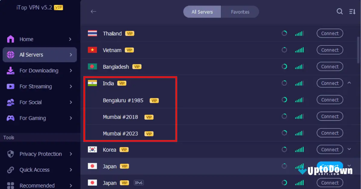 برنامج VPN هندي للكمبيوتر الشخصي، تحميل مجاني من Uptodown 2026 screenshot 3