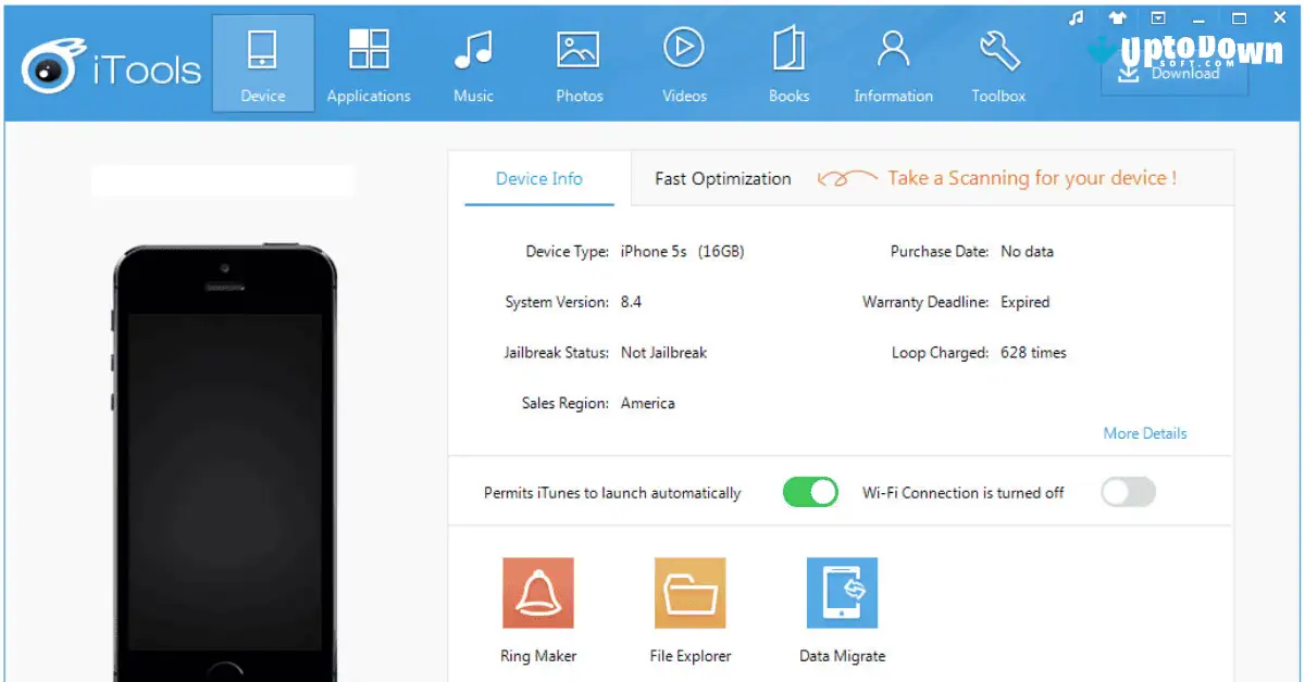 تحميل برنامج iTools من موقع Uptodown (أحدث إصدار لعام 2026) screenshot 1
