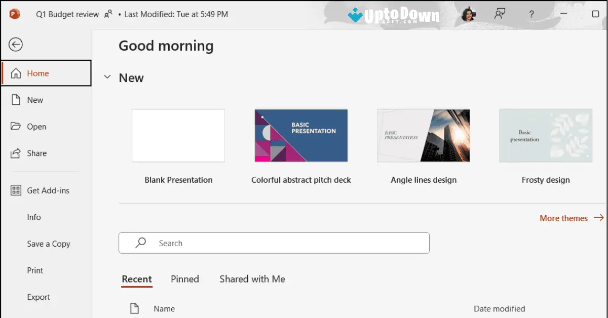 تحميل برنامج مايكروسوفت باوربوينت (أحدث إصدار لعام 2026) لنظام التشغيل ويندوز 11/10 screenshot 1