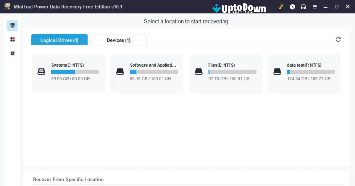 تحميل برنامج MiniTool Power Data Recovery مجاناً (أحدث إصدار لعام 2026) screenshot 1