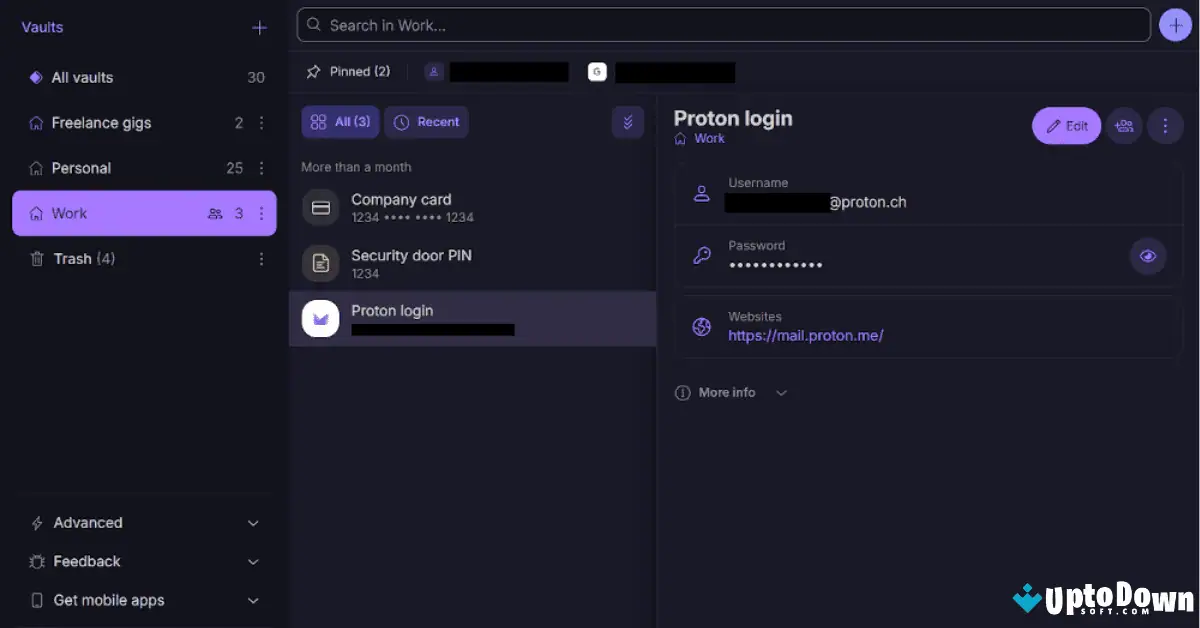 تحميل برنامج Proton Pass لنظام التشغيل Mac (أحدث إصدار لعام 2026) screenshot 1