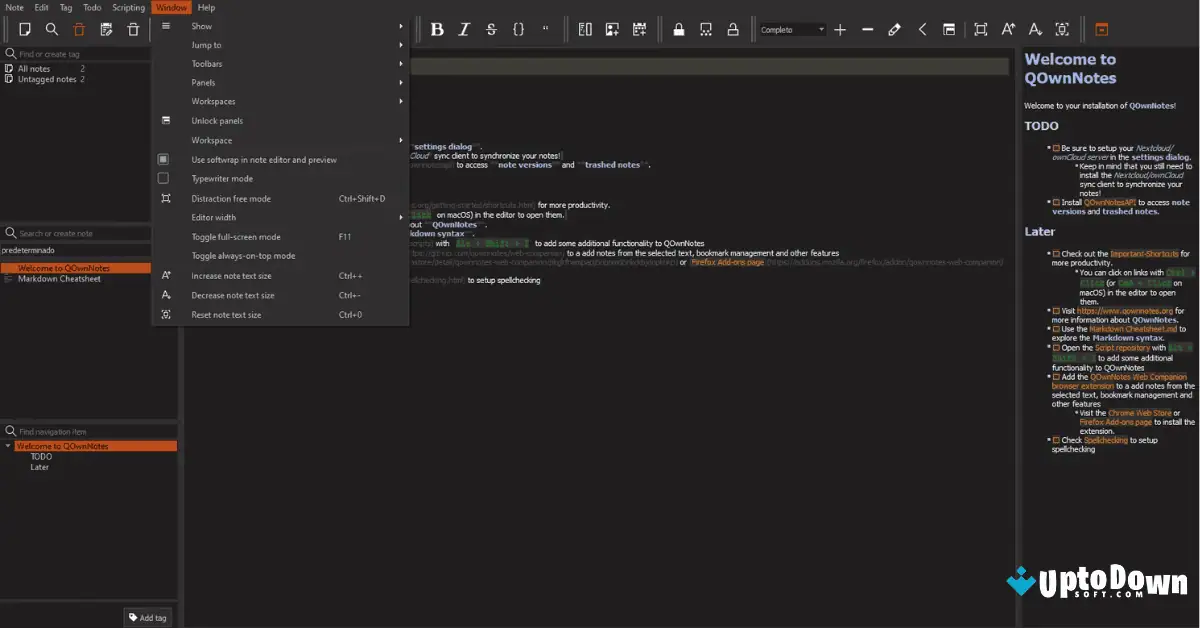 تحميل برنامج QOwnNotes لنظام التشغيل Mac من Uptodown 2026 screenshot 3