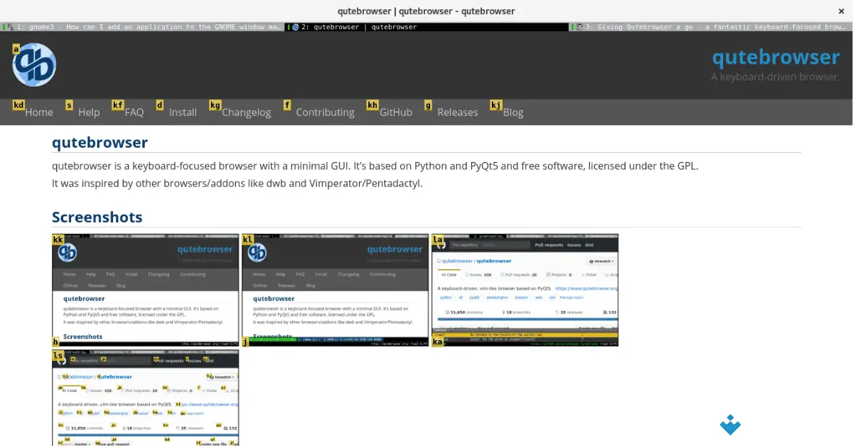 تنزيل برنامج Qutebrowser لنظام التشغيل Mac (أحدث إصدار لعام 2026) screenshot 2