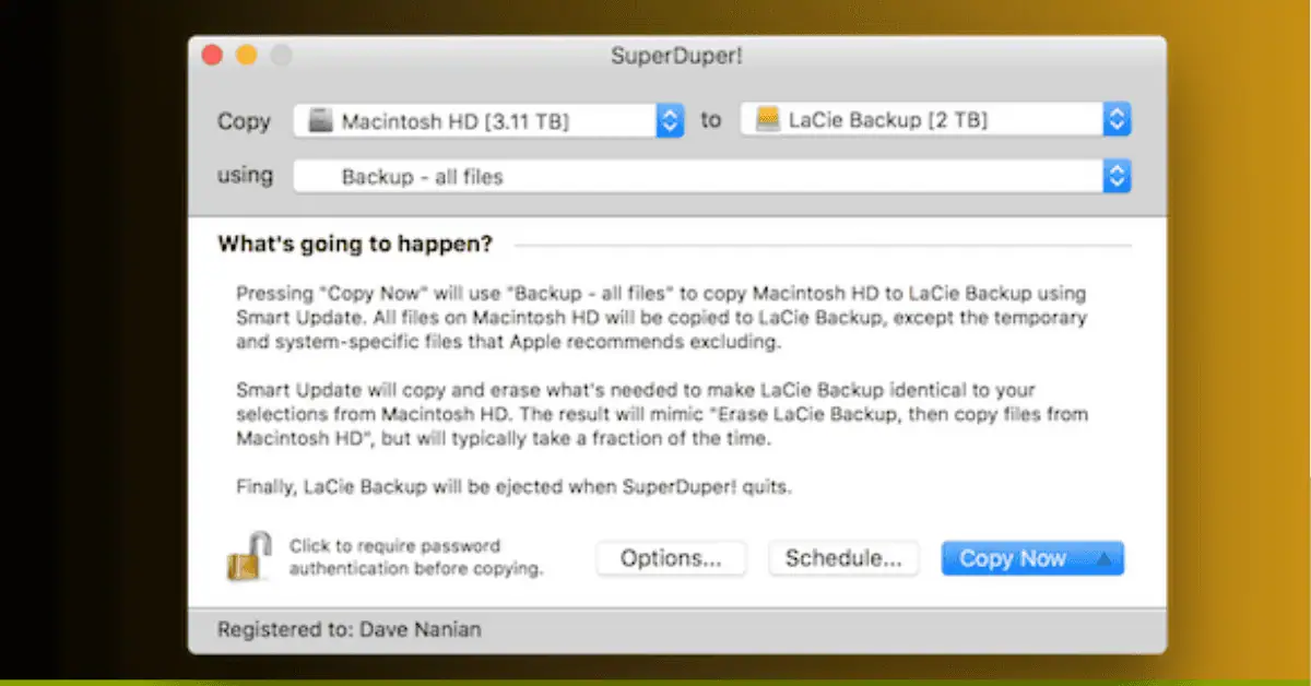 تنزيل SuperDuper لنظام التشغيل Mac (الأحدث لعام 2026) screenshot 3