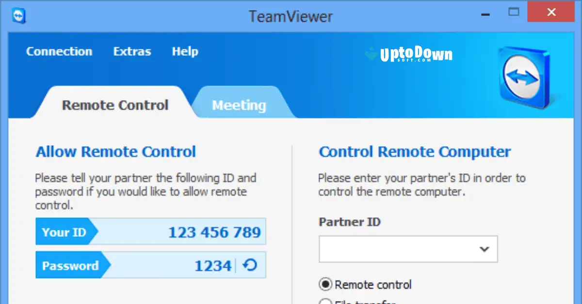قم بتنزيل برنامج TeamViewer Remote من موقع Uptodown (أحدث إصدار لعام 2025) screenshot 1