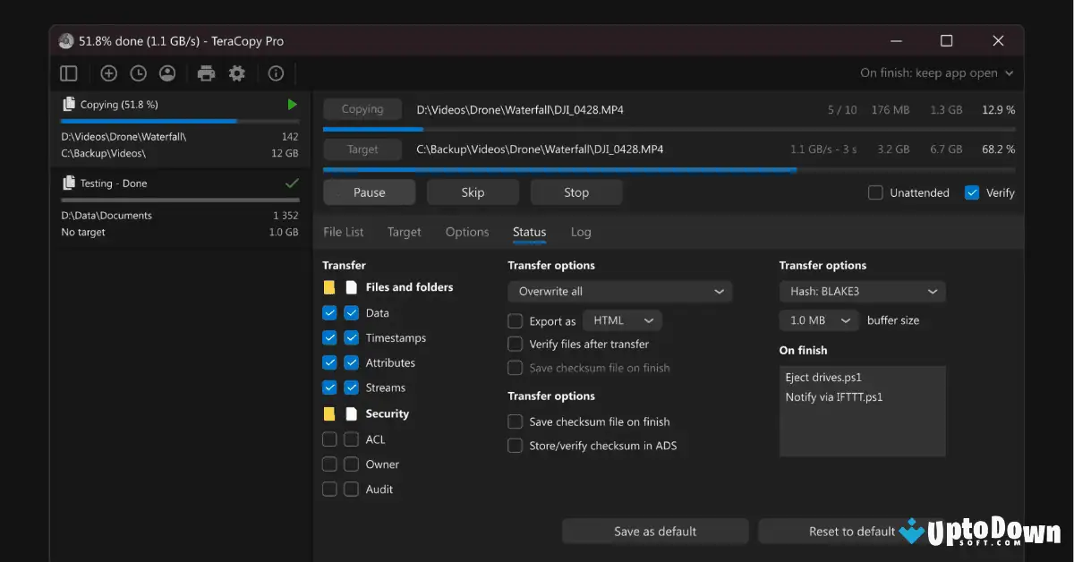 تحميل برنامج TeraCopy من موقع Uptodown (أحدث إصدار لعام 2026) screenshot 3