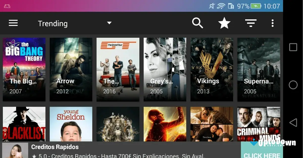 تحميل تطبيق Terrarium TV من Uptodown 2026 screenshot 1