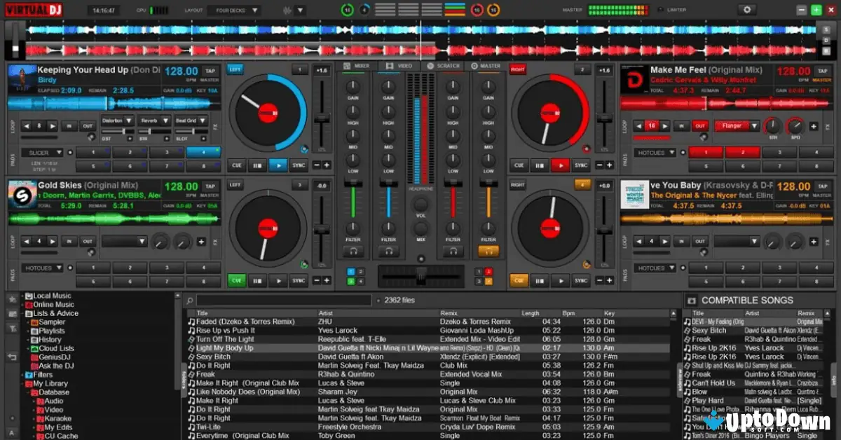 تحميل برنامج Virtual DJ (أحدث إصدار لعام 2026) لنظام التشغيل ويندوز 11/10 screenshot 1