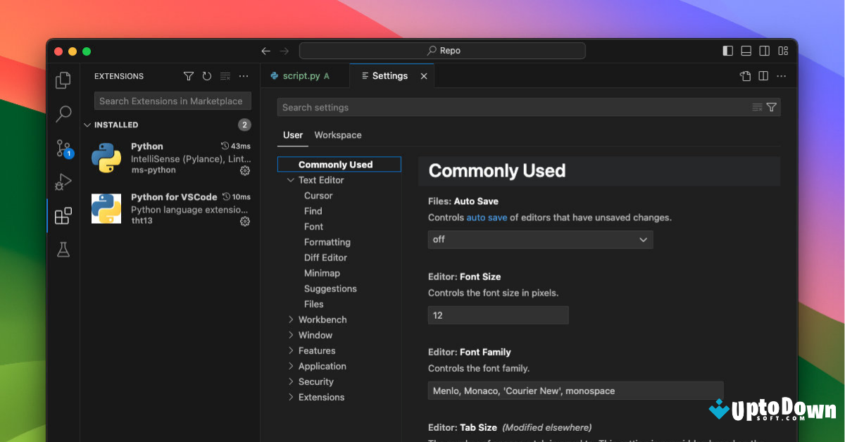 تحميل برنامج VSCodium لنظام التشغيل Mac من Uptodown 2026 screenshot 1