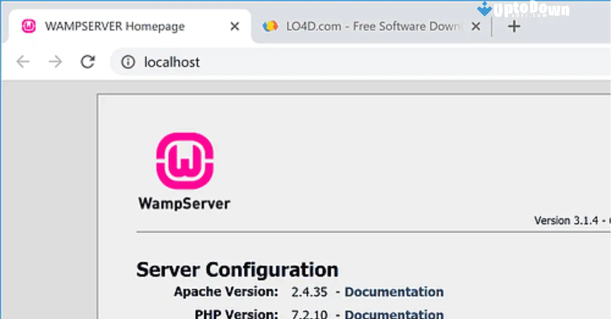 تنزيل برنامج WampServer (32 بت) (أحدث إصدار لعام 2026) screenshot 2