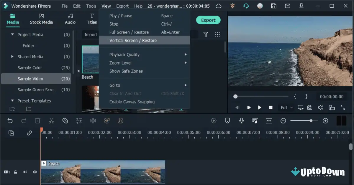 تحميل برنامج Wondershare Filmora X لنظام التشغيل Mac (أحدث إصدار لعام 2026) screenshot 2