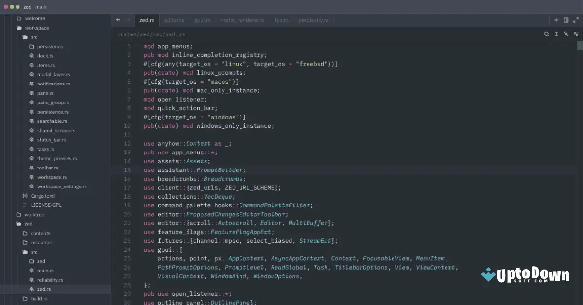 تحميل برنامج Zed لنظام التشغيل Mac مجاناً من Uptodown (2026) screenshot 2