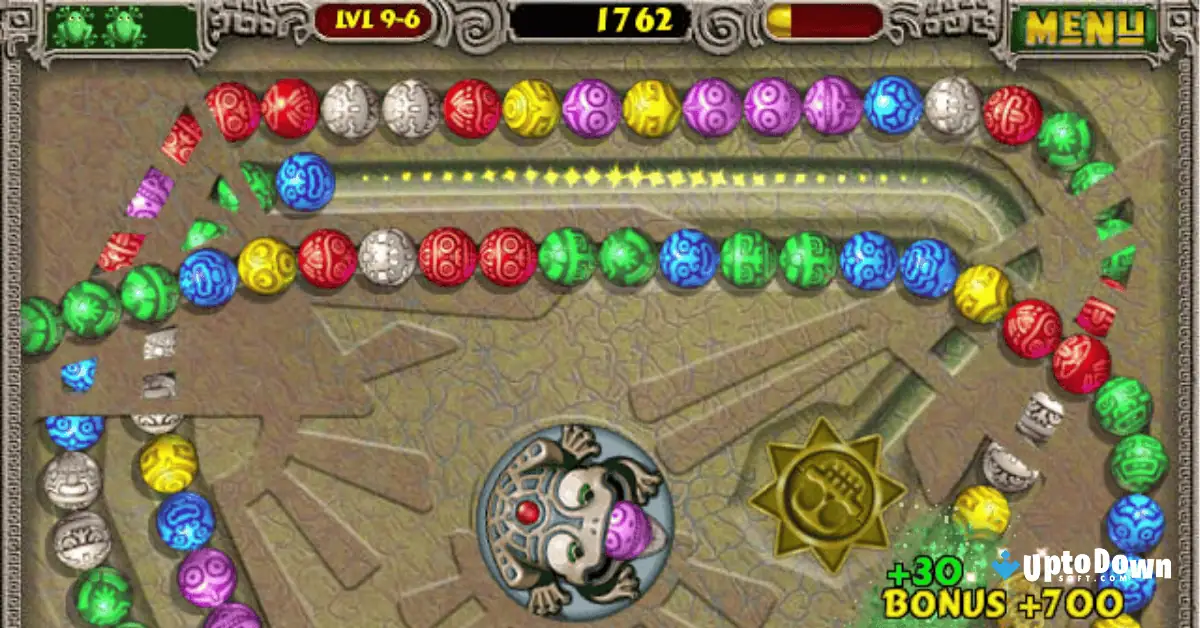 تحميل لعبة زوما Zuma Deluxe متاحة مجاناً على الإنترنت من Uptodown 2026 screenshot 2